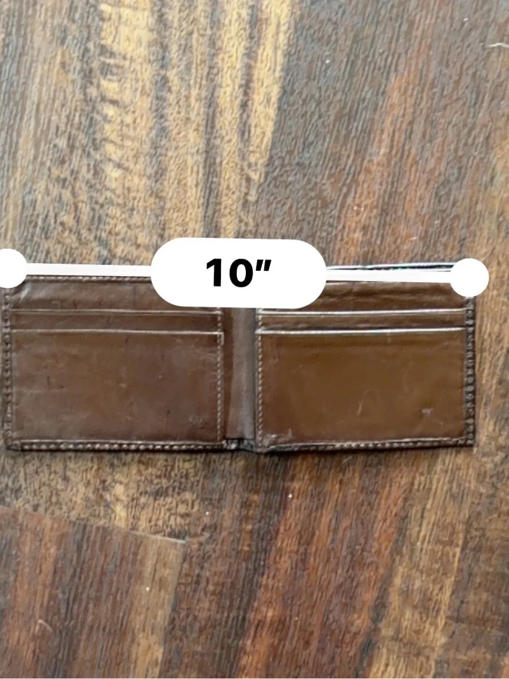 Trussardi Brown Lizard-Embossed Leather Bi-Fold Wallet